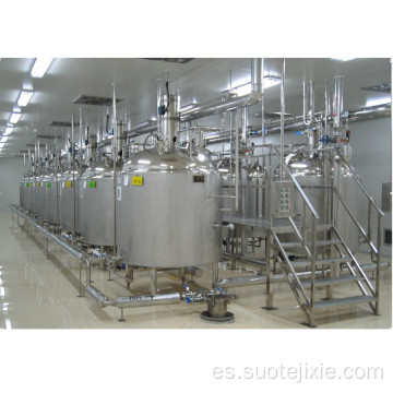 Línea de producción de leche pasteurizada